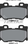Колодки тормозные дисковые задние 2499501 от производителя TEXTAR