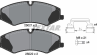 Колодки тормозные дисковые передние 2502101 от производителя TEXTAR