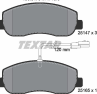 Колодки тормозные дисковые передние антискрип 2514701 от производителя TEXTAR
