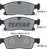 Колодки тормозные дисковые передние 2519001 от фирмы TEXTAR