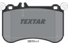 Колодки тормозные дисковые передние 2521901 от производителя TEXTAR