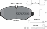 Колодки тормозные дисковые передние 2919202 от производителя TEXTAR