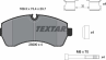 Колодки тормозные дисковые передние 2920002 от фирмы TEXTAR