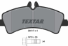 Колодки тормозные дисковые задние 2921702 от фирмы TEXTAR