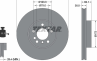 Диск тормозной передний вентилируемый BMWX5 E53 (2000-2007) 332X30 150129852 - перф