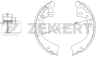 Барабанные тормозные колодки задние BK4143 от фирмы Zekkert