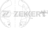 Барабанные тормозные колодки задние BK4158 от производителя Zekkert