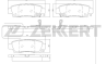 Колодки торм. диск. зад Toyota Avalon (MCX1_) 94-, Crown (S14_, S15_) 96-