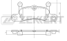 Колодки торм. диск. зад Porsche 911 VI 11-, Cayenne II 10-, VW Touareg II 10-