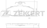 Колодки тормозные дисковые передние BS2072 от производителя Zekkert