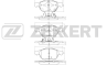 Колодки тормозные дисковые передние BS2075 от фирмы Zekkert