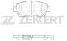Колодки тормозные дисковые передние BS2080 от производителя Zekkert