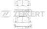 Колодки тормозные дисковые передние BS2083 от производителя Zekkert