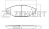 Колодки тормозные дисковые передние BS2090 от компании Zekkert