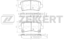 Колодки тормозные дисковые задние BS2112 от фирмы Zekkert