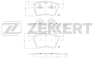 Колодки тормозные дисковые передние BS2126 от компании Zekkert