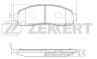 Колодки тормозные дисковые передние BS2130 от фирмы Zekkert