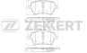 Колодки тормозные дисковые передние BS2140 от производителя Zekkert