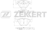 Колодки тормозные дисковые передние BS2141 от производителя Zekkert