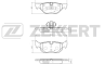 Колодки тормозные дисковые задние BS2148 от фирмы Zekkert