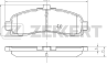 Колодки тормозные дисковые передние BS2154 от компании Zekkert