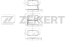 Колодки тормозные дисковые задние BS2158 от производителя Zekkert