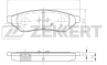 Колодки тормозные дисковые задние BS2461 от производителя Zekkert