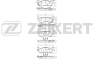 Колодки тормозные дисковые задние BS2468 от производителя Zekkert