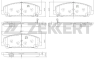 Колодки тормозные дисковые передние BS2520 от производителя Zekkert