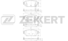 Колодки тормозные дисковые задние BS2524 от производителя Zekkert