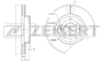 Диск торм. перед.Nissan Cefiro (A32) 94-, Maxima (J30, A32) 88-