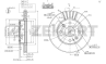 Диск торм. перед. Mazda 323 V 96-
