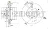 Диск торм. перед. VW Multivan V 03-, Touareg I 02-, Transporter IV, V 03-