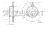 Диск торм. перед. BMW 5(E60, E60N, E61, E61N) V 03-, 6(E63, E63N, E64, E64N) 04-