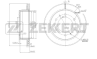 Диск торм. зад. Nissan Terrano (WD21) 89-