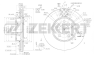 Диск тормозной перед. MB E-Class (211) 02- 