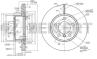 Диск торм. перед. BMW 1 (F21  F20) 10-  3 (F34  F3