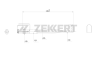 Датчик износа колодок MERCEDES BENZ SPRINTER/ VW CRAFTER 98033700-к-кт 2 шт