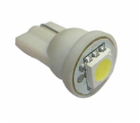 T10-1SMD (size 5050) W5W 12V светодиод  WHITE (белый) 0.3W 5lm TM NORD YADA