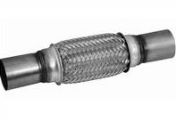 Гофра глушителя с трубой с обеих сторон (55x250)