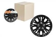 Колпаки колесные 14 дюймов Лион, черный глянец, карбон