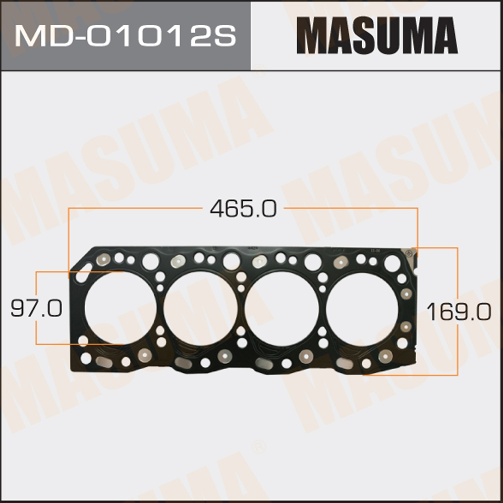 Прокладка Голов.блока Masuma 3L  5L Прокладка Голов.блока Masuma 3L  5L