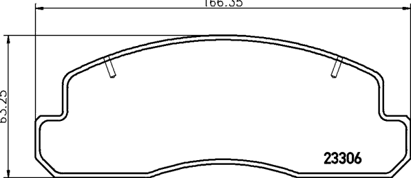 Колодки тормозные дисковые MDB1725 от производителя MINTEX Колодки тормозные дисковые MDB1725 от производителя MINTEX