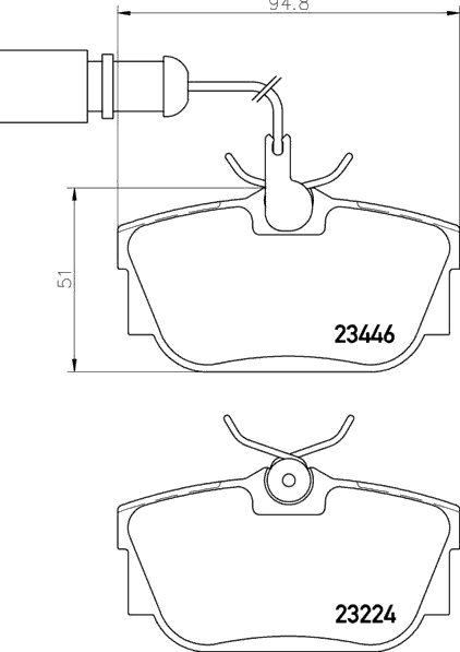 Колодки тормозные дисковые MDB2096 от компании MINTEX Колодки тормозные дисковые MDB2096 от компании MINTEX