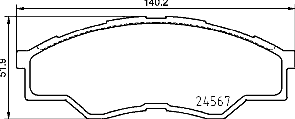 Колодки тормозные дисковые Strong Ceramic | перед | Колодки тормозные дисковые Strong Ceramic | перед |