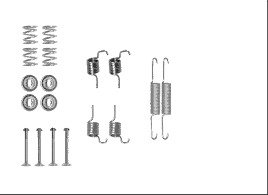 Монтажный комплект тормозных колодок Монтажный комплект тормозных колодок