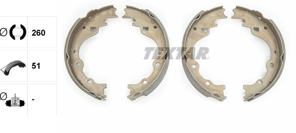 Комплект барабанных тормозных колодок Комплект барабанных тормозных колодок