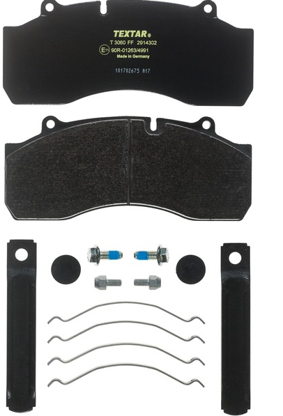 Колодки тормозные дисковые 2914302 от производителя TEXTAR Колодки тормозные дисковые 2914302 от производителя TEXTAR